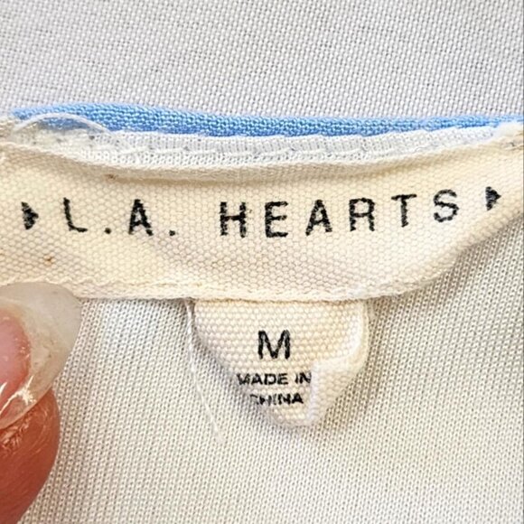 La Hearts PacSun Women's Sweatheart Swirl Print Dress Lined, Size MD - Picture 2 of 8